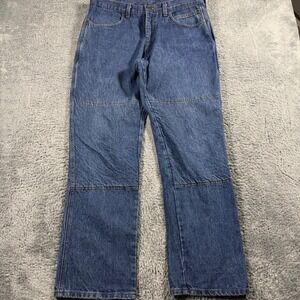 Vintage Draggin Jeans Riding Pants Double Knee Kevlar Lined Made in USA SZ 34x30